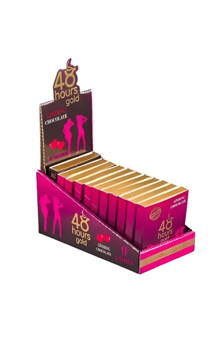 48 Hours Gold Ginseng Lady Çikolata 12 Adet